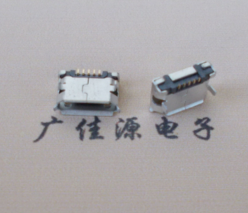 甘肃Micro USB卷口 B型(无柱）插板脚间距6.4普通端子