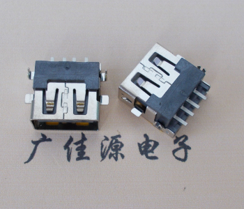 甘肃 USB母座 贴片沉板3.5/4.9 直口/卷口铜壳/铁壳