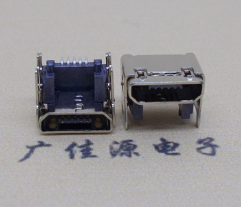 甘肃MICRO USB 5P母座 SMT垫高 L=4.15双壳