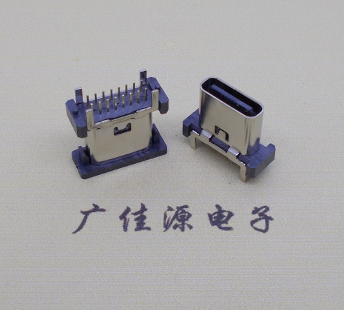 甘肃立式插板type-c16p母座长H=8.8mm