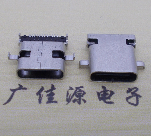 甘肃卧式type-c24p母座沉板1.1mm前插后贴连接器