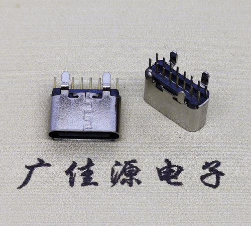 甘肃USB 3.1TYPE C直插母座16Pin引脚图正负极规范