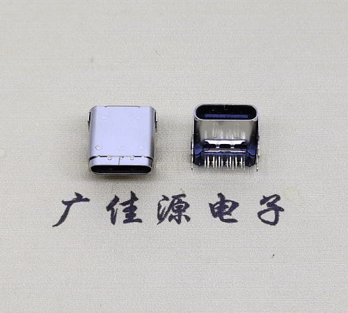 甘肃type c24p板上母头 typec接口数据CL=3.4,DIP+SMT端子DIP长脚